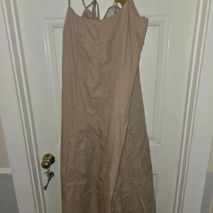 #412 Flying Tomato Tan Maxi Dress